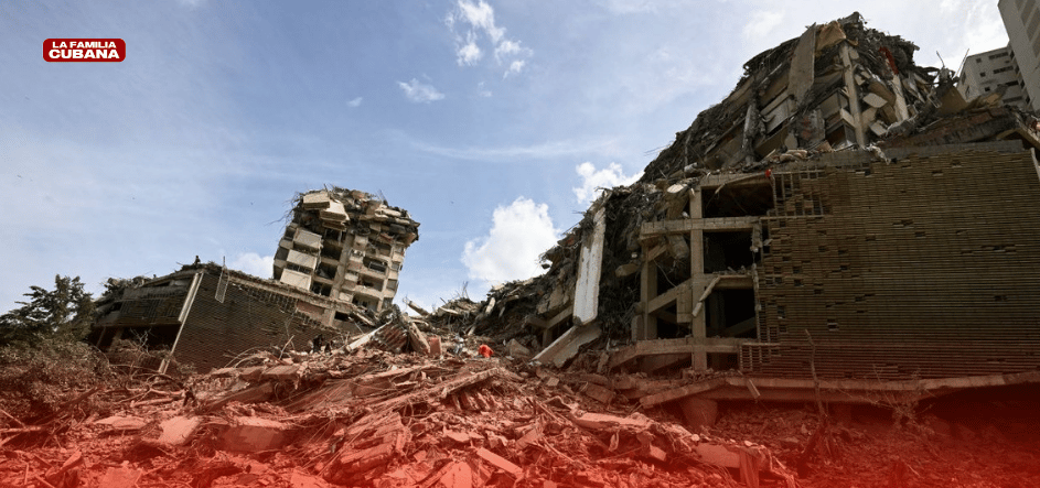 Ruinas tras terremoto en Venuezuela