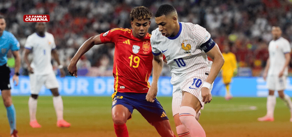 Lamine Yamal y Kylian Mbappé
