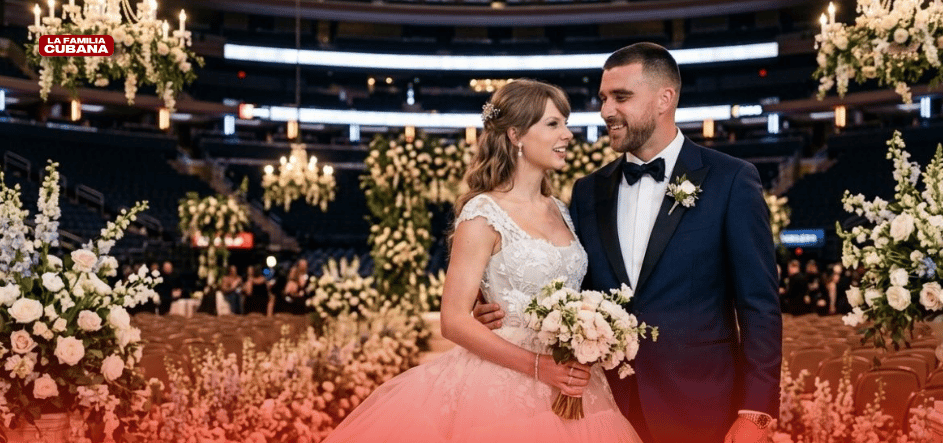 Imagen imaginaria de la boda de Taylor Swift y Travis Kelce