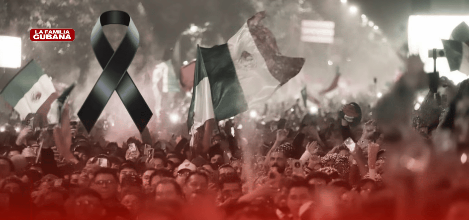 multitud en mexico