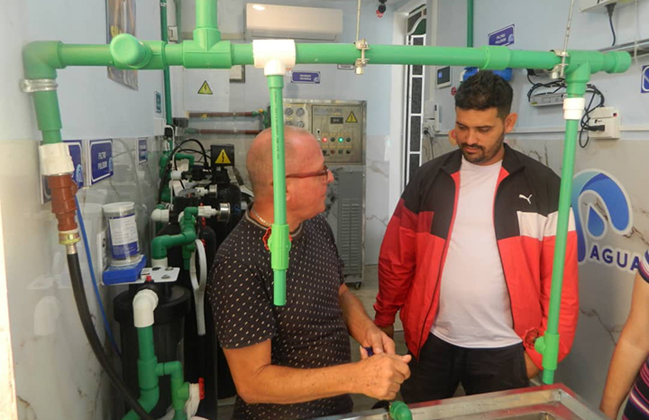 preceso de purificación del agua