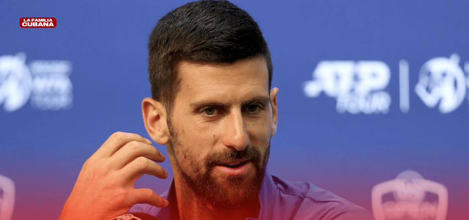 Novak Djokovic en una entrevista