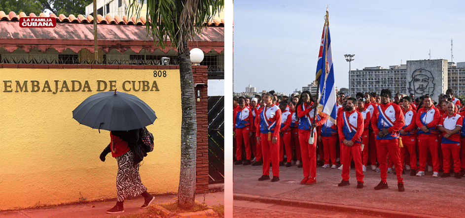 embajada cubana en República Dominicana y delegación cubana a los centroamericanos