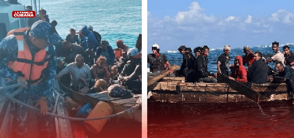 rescate de migrantes cubanos por parte de Mexico