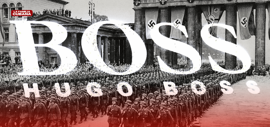 desfile nazi con uniformes confeccionados por Hugo Boss