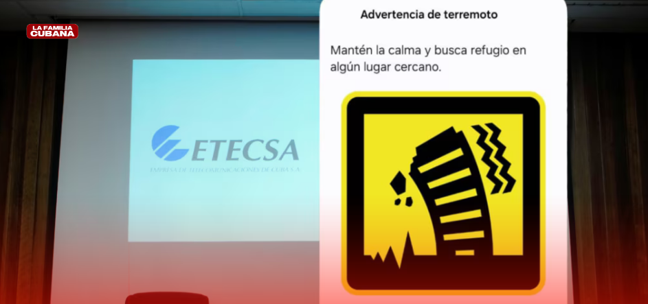 alerta de sismo falsa de etecsa