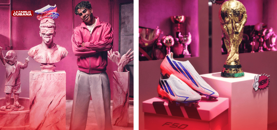 Lamine Yamal y Adidas F50