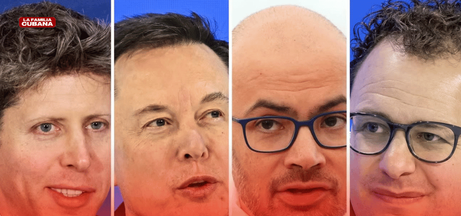 CEOs de las 4 grandes dentro de la IA