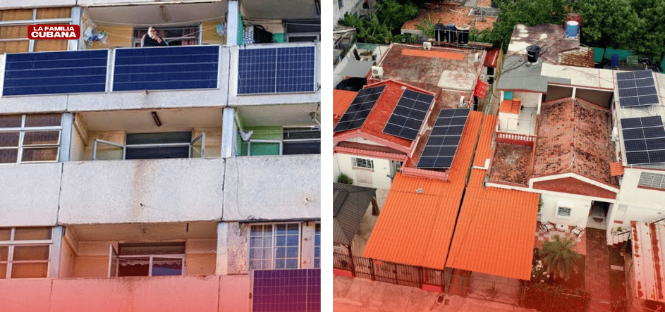Paneles solares en Cuba