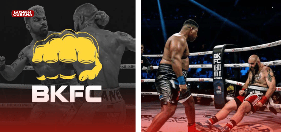 Leonardo "El Zambo" Perdomo noqueando a Bear “The Last Barbarian” Hill en la BKFC